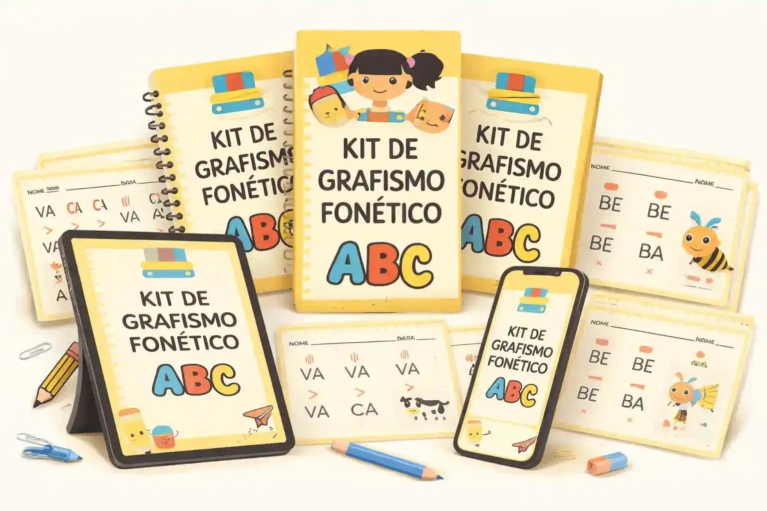 Grafismo Fonético — atividades de alfabetização